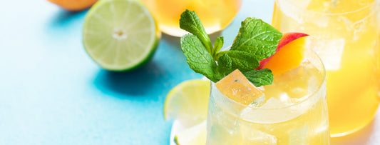 Green passionfruit white sangria