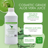 Cosmetic Manufacture Pure Aloe Filtered Juice