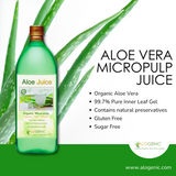 Organic Aloe Vera Inner Leaf Juice (Micropulp)
