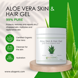Aloe Vera Skin & Hair Gel (99% Pure)
