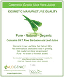 Cosmetic Manufacture Pure Aloe Filtered Juice