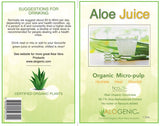 Organic Aloe Vera Inner Leaf Juice (Micropulp)