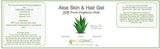 Aloe Vera Skin & Hair Gel (99% Pure)