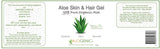 Aloe Vera Skin & Hair Gel (99% Pure)