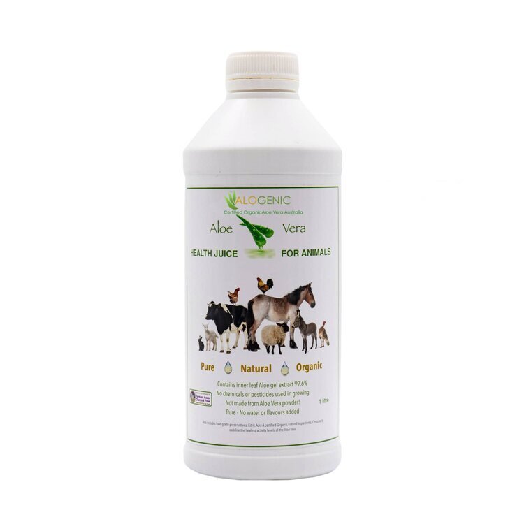 Organic Aloe Vera Inner Leaf Juice for Animals 1 Litre