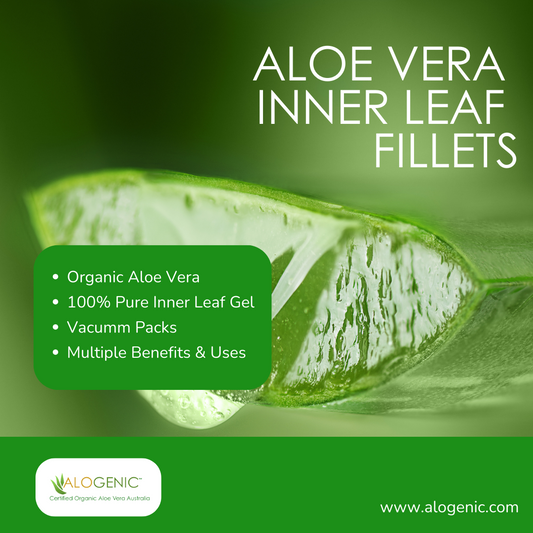 Alogenic Certified Organic Aloe Vera Packed with Amazing Vitamins & Minerals.