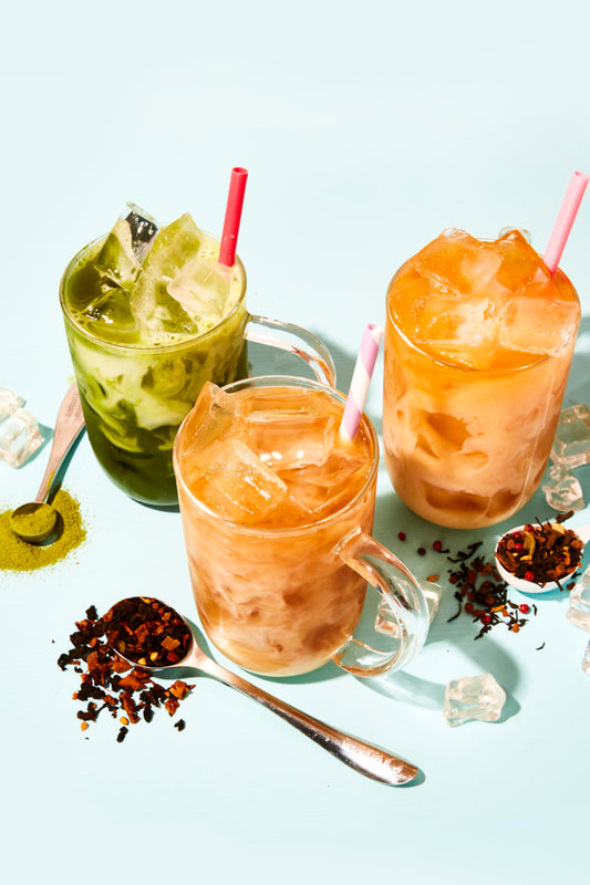 how to make an iced tea latte + 3 refreshing new recipes to try posted