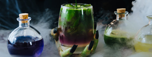 Cast a spell with magic potion: halloween recipe
