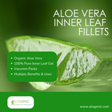 Fresh Aloe Vera 100% Pure Inner Leaf Gel Fillets